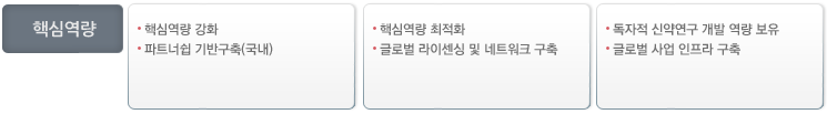 초기,중기,장기별 핵심역량